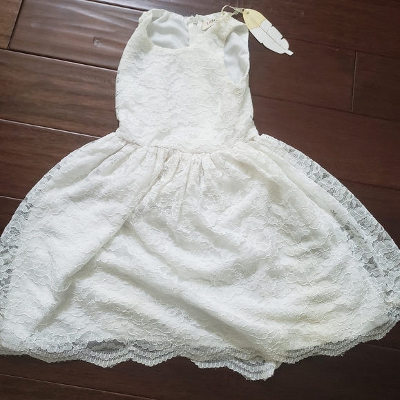 Other - NWT Beige Girls Dress 6/6X